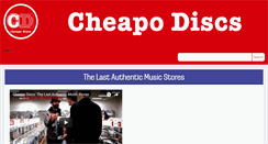 Desktop Screenshot of cheapodiscs.com